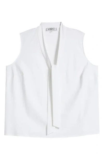 KASPER KASPER SLEEVELESS TIE FRONT TOP