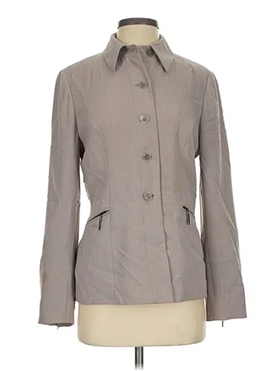 Pre-owned Kasper Trenchcoat In Gray