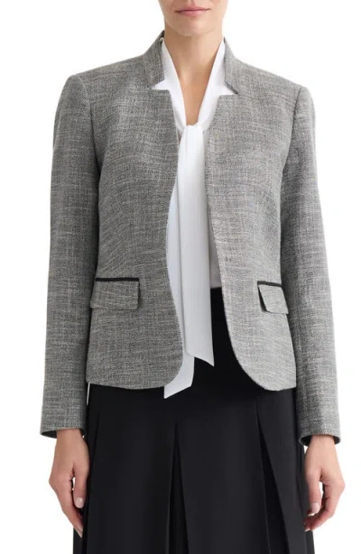 Kasper Tweed Jacket In Gray
