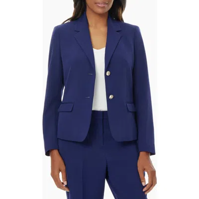 Kasper Two-button Blazer In Blue