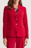 Kasper Two-button Blazer In Red