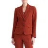 Kasper Two Button Jacket In Brown