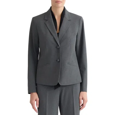 Kasper Two-button Blazer In Gray