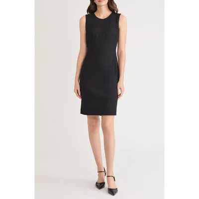 KASPER KASPER WAIST DETAIL SHEATH DRESS