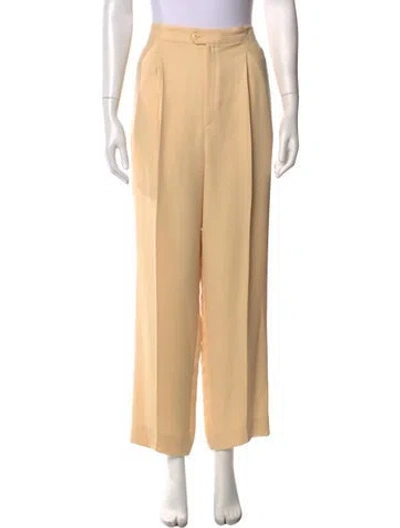 Pre-owned Kasper Wide Leg Pants In Neutrals