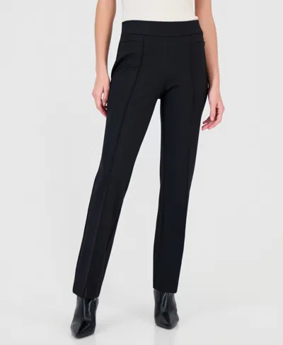 Kasper Women's Audrey Pull-on Bootcut Pants In Black
