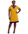 Kasper Women's Cap-sleeve Combo Dress, Regular & Plus Sizes