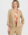 Kasper Shawl Collar Jacket In Neutral