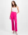 Kasper Women's High-rise Pull-on Flare Pants In White