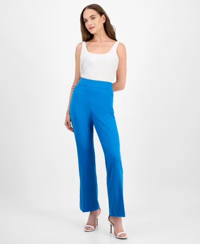 Kasper Women's High-rise Pull-on Flare Pants