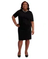 Kasper Women's Lace-sleeve Sheath Dress, Regular & Plus Sizes