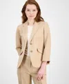 Kasper Women's Notch-collar Button-front Blazer