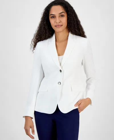 KASPER WOMEN'S NOTCHED-COLLAR TWO-BUTTON JACKET, REGULAR & PETITE SIZES