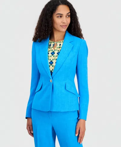 Kasper Women's Notched-collar One-button Jacket In Multi