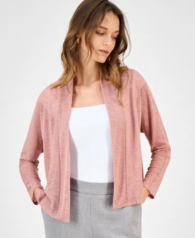 KASPER WOMEN'S LONG SLEEVE SHEER CARDIGAN
