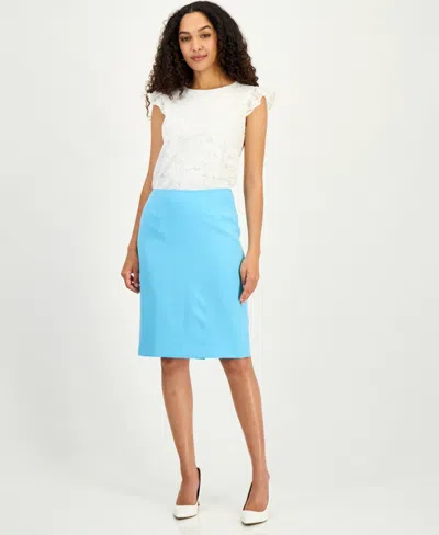 Kasper Women's Pencil Skirt In Blue