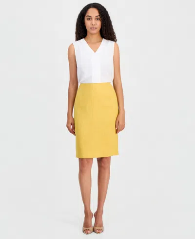Kasper Women's Pencil Skirt In Orange
