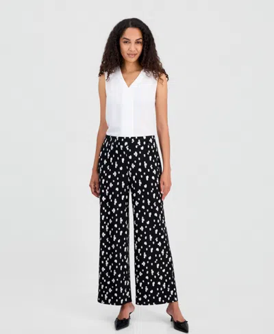 Kasper Women's Printed Wide-leg Pants In Multi