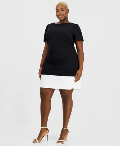 Kasper Women's Puff-sleeve Sheath Dress In Black