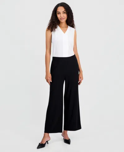KASPER WOMEN'S PULL-ON WIDE-LEG PANTS, REGULAR & PETITE