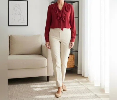 Kasper Women's Ruffle Blouse In Red
