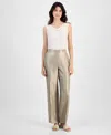 Kasper Women's Shimmer Twill Pull-on Wide-leg Pants, Regular & Petite Sizes