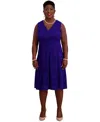 Kasper Women's Sleeveless Fit & Flare Dress, Regular & Plus Sizes