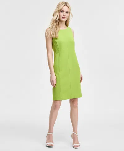 Kasper Women's Sleeveless Multi-seam Sheath Dress, Regular & Petite