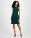Kasper Women's Sleeveless Multi-seam Sheath Dress, Regular & Petite In Green