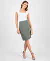 Kasper Women's Stretch-crepe Slim Pencil Skirt