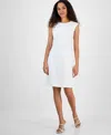 Kasper Cutout Sheath Dress In Lily White