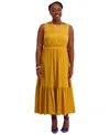Kasper Women's Tiered Midi Dress, Regular & Plus Sizes