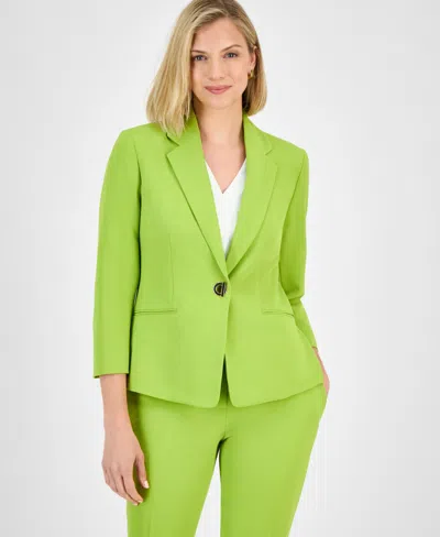 Kasper Women's Toggle Jacket, Regular & Petite In Kiwi