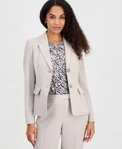 Kasper Women's Two-button Seamed Blazer, Regular & Petite In Multi