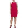 Kasper Womens Colorblock Polyester Sheath Dress In Multi