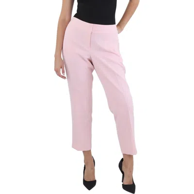 Kasper Womens Solid Manmade Straight Leg Pants
