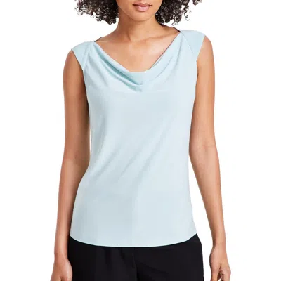 Kasper Womens Solid Polyester Blouse In Multi