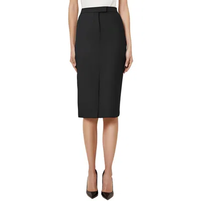 KASPER WOMENS SOLID POLYESTER PENCIL SKIRT