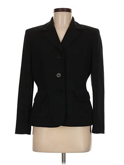 Pre-owned Kasper Wool Blazer Jacket In Black