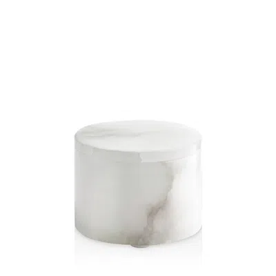 Kassatex Alabaster Cotton Jar In White