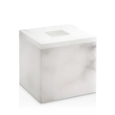 Kassatex Alabaster Tissue Box Cover In White