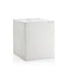 Kassatex Alabaster Wastebasket In White