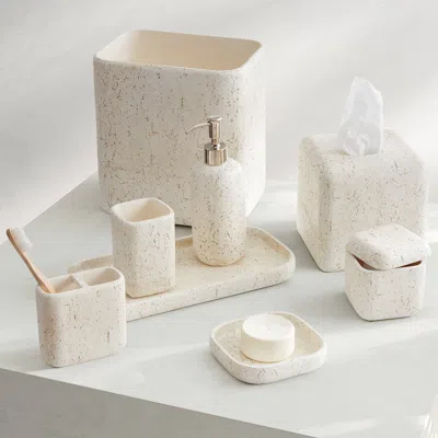 Kassatex Aman Bath Accessories In White