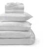 Kassatex Bamboo Sateen Bedding Bundle In White