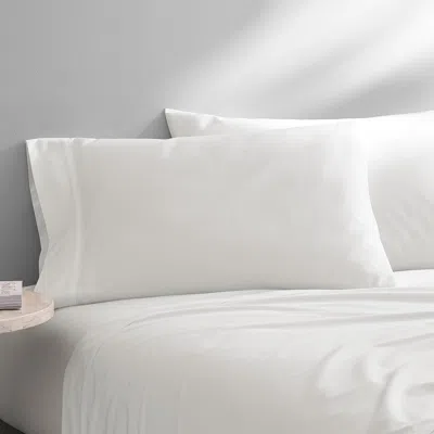 Kassatex Bamboo Sateen Pillowcase Set Of 2 In White