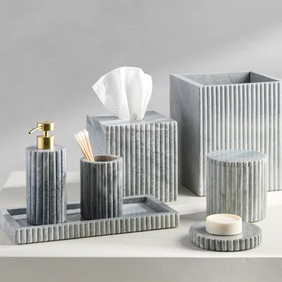 Kassatex Beacon Hill Bath Accessories In Gray