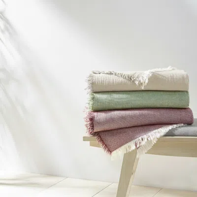 Kassatex Brentwood Cotton-wool Throw In Multi