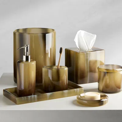 Kassatex Cambridge Bath Accessories In Brown