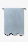 Kassatex Chairish Scallop Edge Bath Towel Collection In Blue