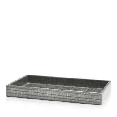 Kassatex Delano Tray In Gray